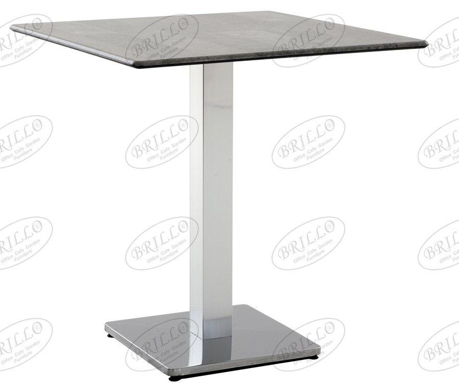 Berk 70x70 Yemek Masası 42x42 Krom - Ofis mobilyası - Ofis mobilyaları