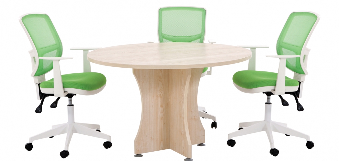 TOPLANTI MASASI 120 YUVARLAK SUNT. - Ofis mobilyası - Ofis mobilyaları