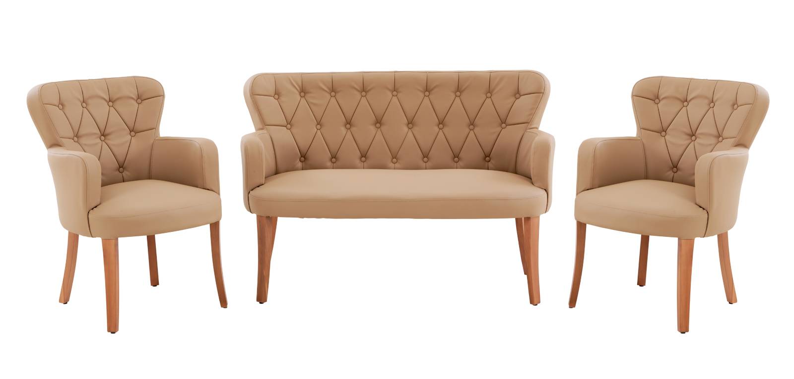 EFSER KAPİTONELİ İKİLİ OTURMA GRUBU - Ofis mobilyası - Ofis mobilyaları