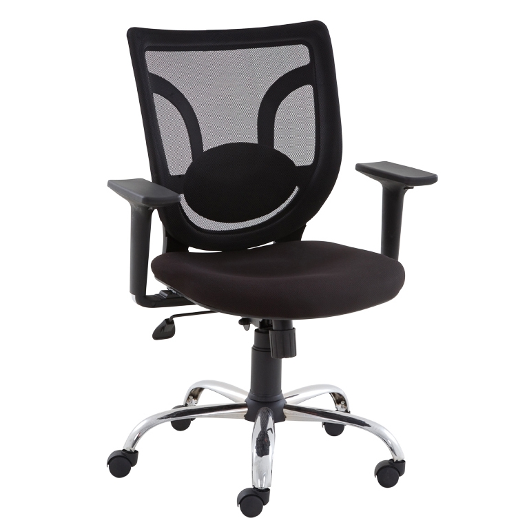 TUNA MESH KISA MÜDÜR KROM - Ofis mobilyası - Ofis mobilyaları