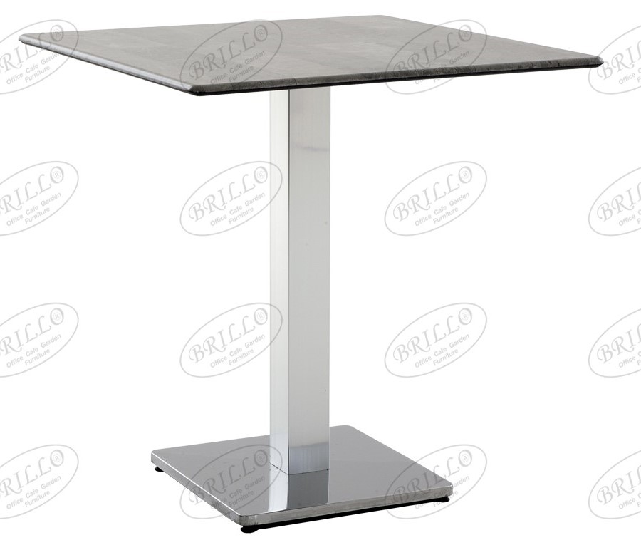 Berk 60x60 Yemek Masası 42x42 Krom - Ofis mobilyası - Ofis mobilyaları