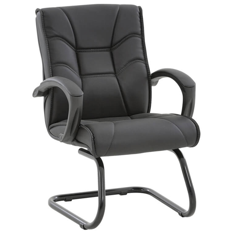 BAŞAK MİSAFİR SİYAH PLASTİK U - Ofis mobilyası - Ofis mobilyaları