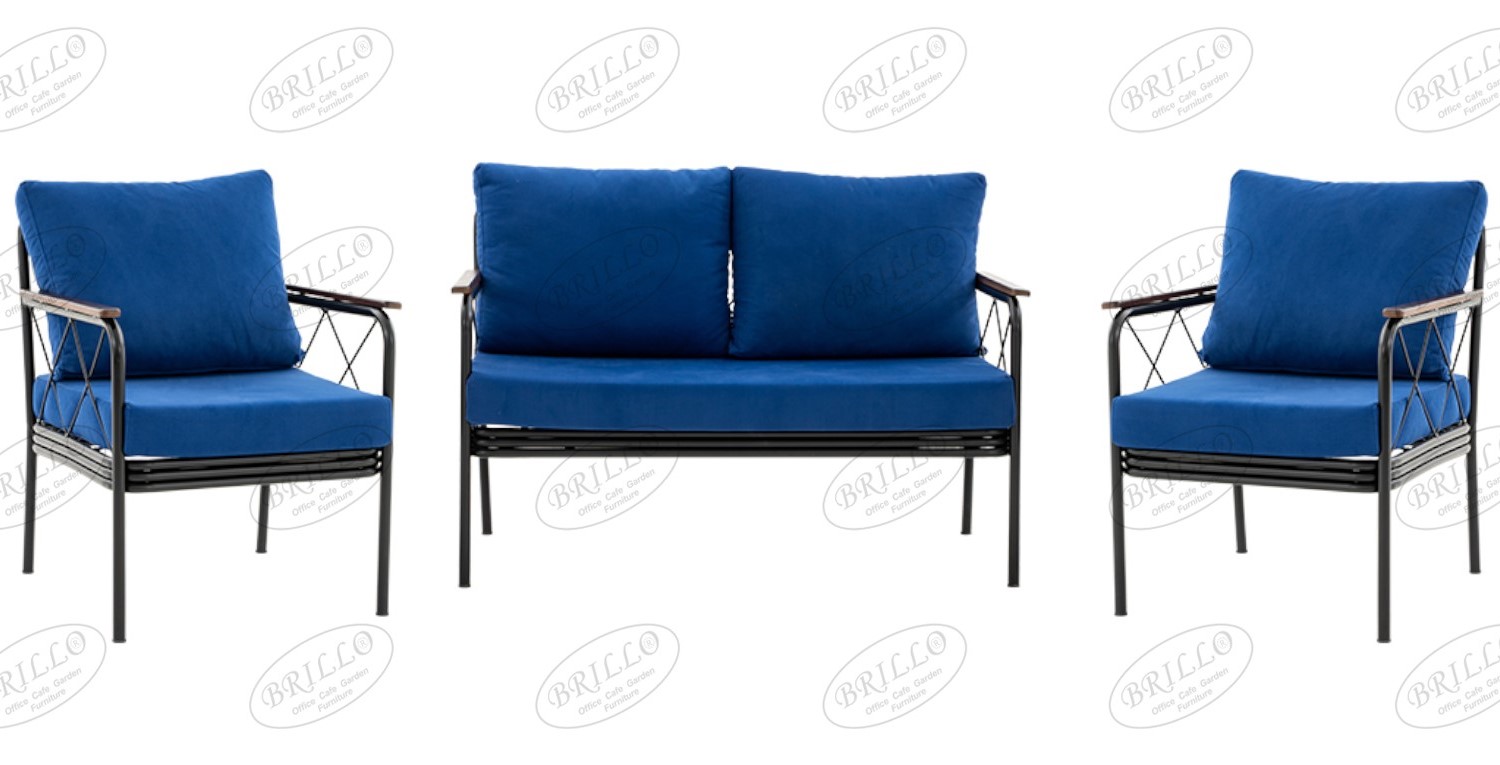 Boston Metal İkili Oturma Grubu - Ofis mobilyası - Ofis mobilyaları