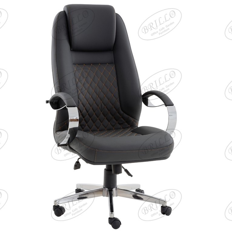 NİDA KAPİTONELİ MÜDÜR KROM - Ofis mobilyası - Ofis mobilyaları