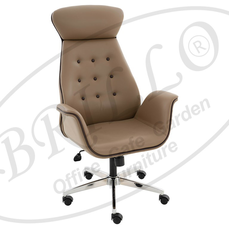 POLO DÜĞMELİ MÜDÜR KROM - Ofis mobilyası - Ofis mobilyaları