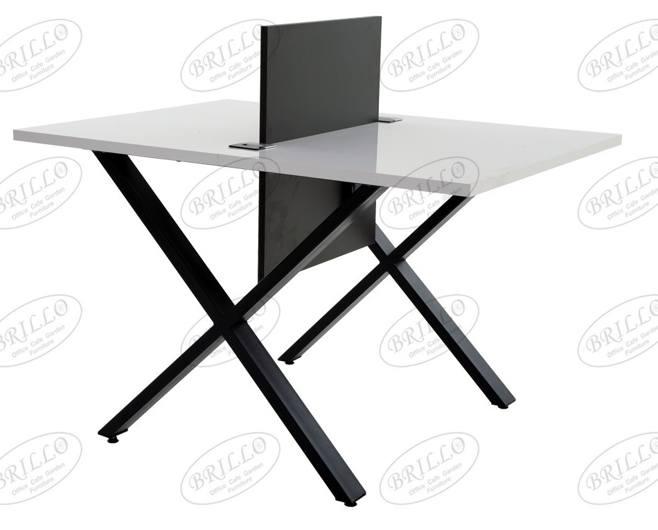 X İKİLİ ÇALIŞMA MASASI AYARLI 90LIK - Ofis mobilyası - Ofis mobilyaları