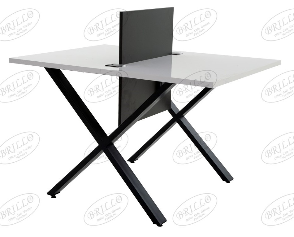 X İKİLİ ÇALIŞMA MASASI AYARLI 120LİK - Ofis mobilyası - Ofis mobilyaları