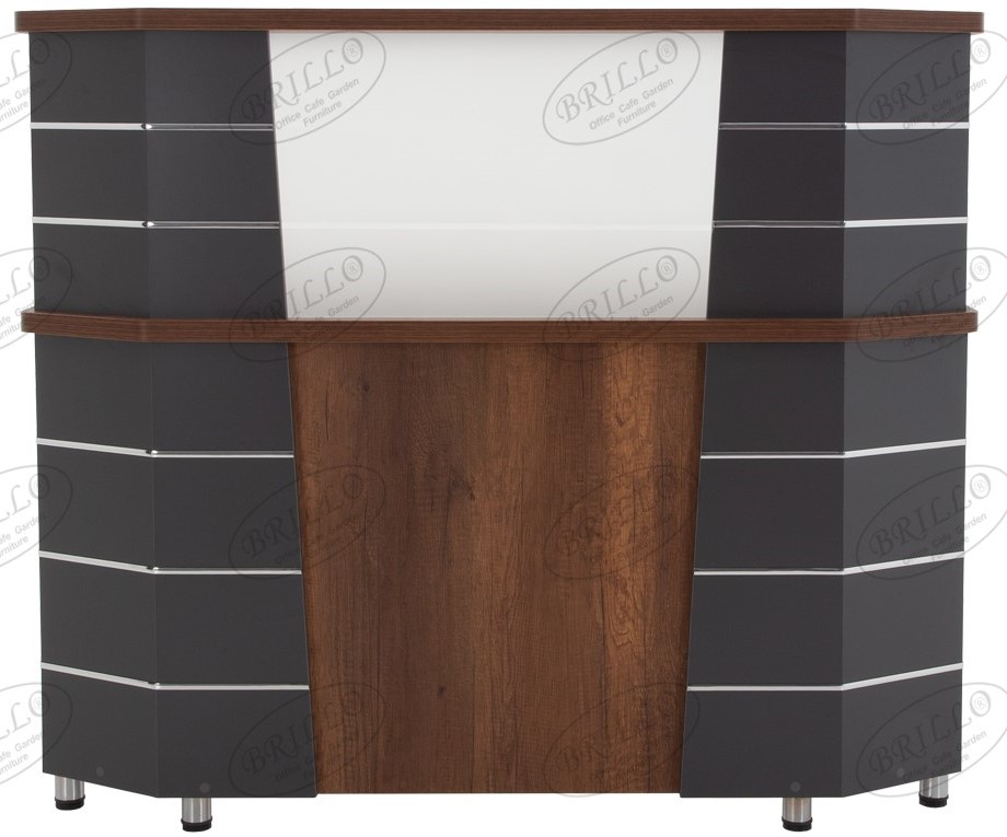 ÇİZGİLİ BANKO 150 LİK ÇEKMECESİZ - Ofis mobilyası - Ofis mobilyaları