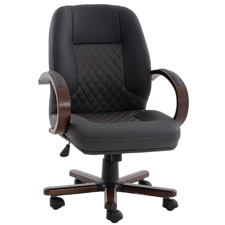 NİDA KAPİTONELİ KISA MÜDÜR AHŞAP - Ofis mobilyası - Ofis mobilyaları