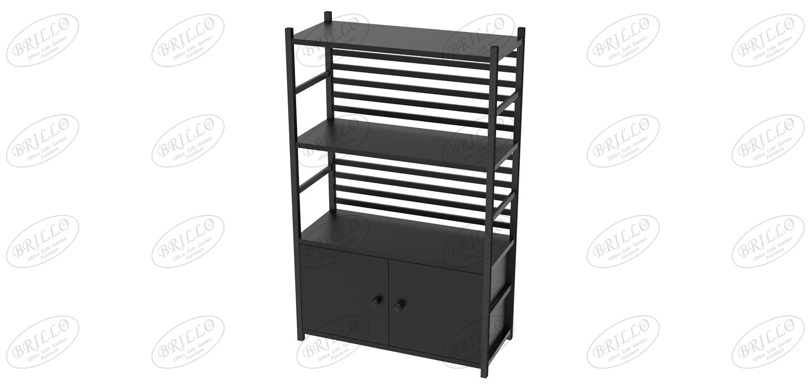 Toli Tek Dolaplı 4'lü Raf (Yatay) - Ofis mobilyası - Ofis mobilyaları