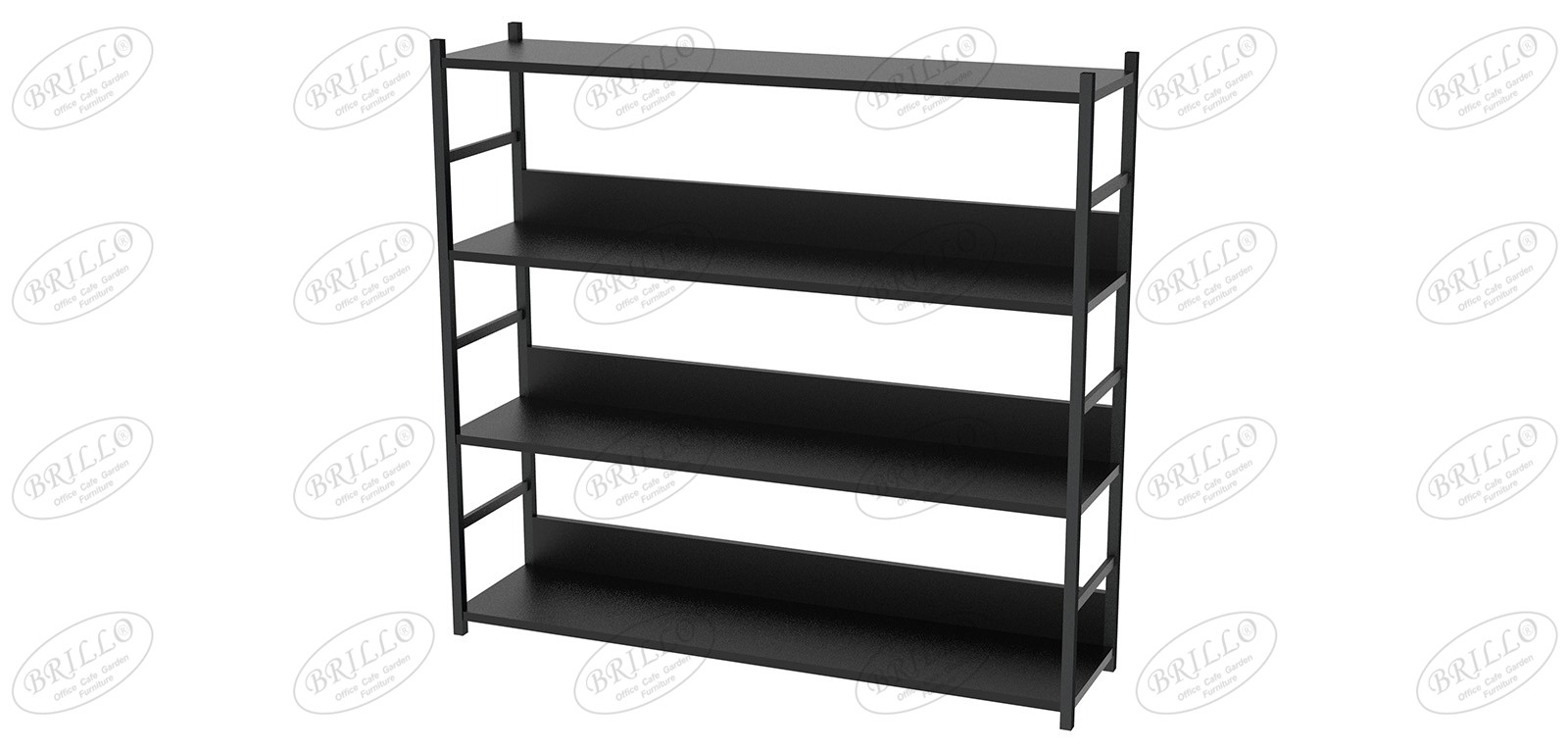 Toli 4'lü Bazalı Raf 120 cm - Ofis mobilyası - Ofis mobilyaları