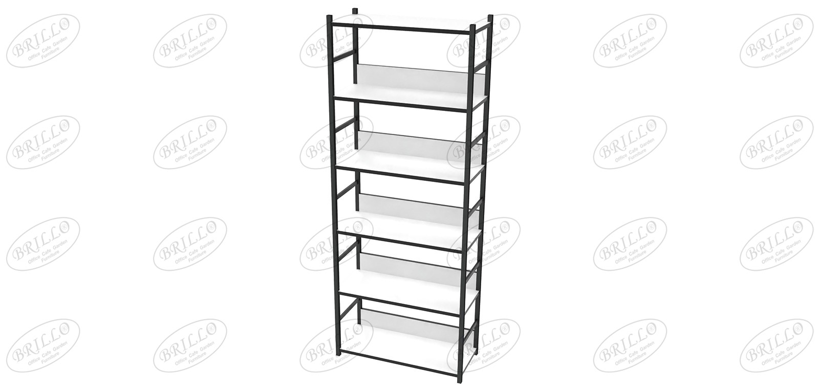 Toli 6'lı Bazalı Raf 70 cm - Ofis mobilyası - Ofis mobilyaları