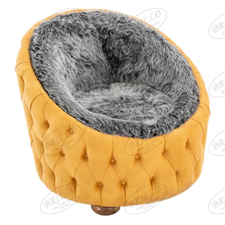 Tüylü Kapitoneli Berjer - Ofis mobilyası - Ofis mobilyaları