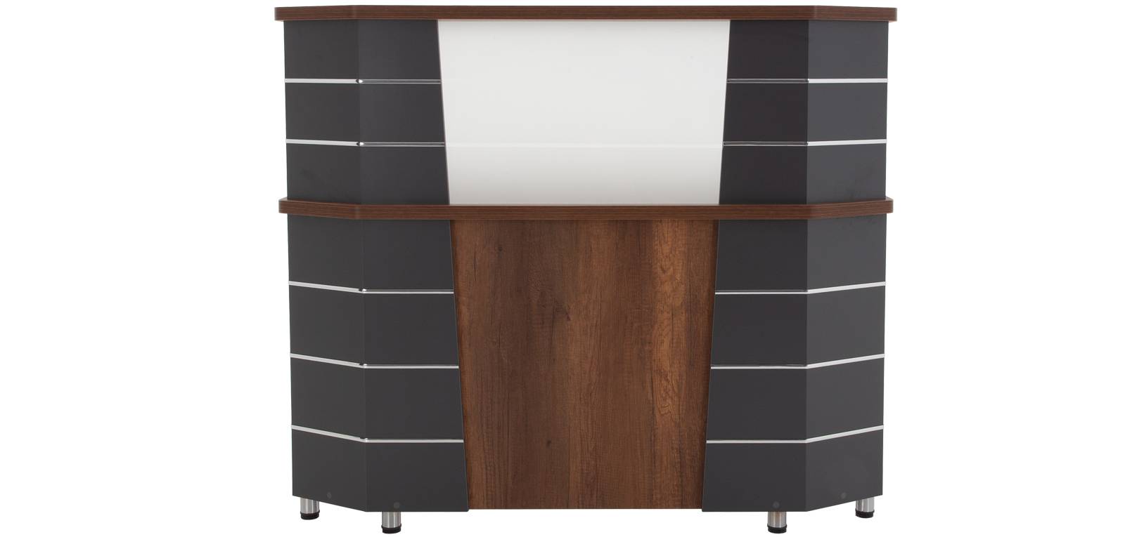 ÇİZGİLİ BANKO 160 LIK ÇEKMECESİZ - Ofis mobilyası - Ofis mobilyaları