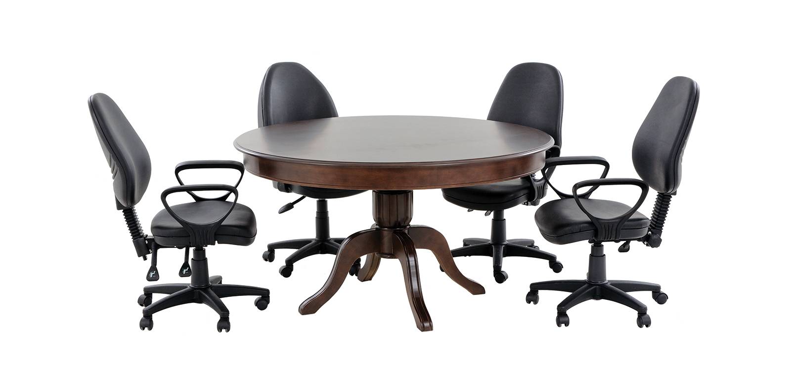 YUVARLAK TOPLANTI MASASI MDF 120 LIK - Ofis mobilyası - Ofis mobilyaları