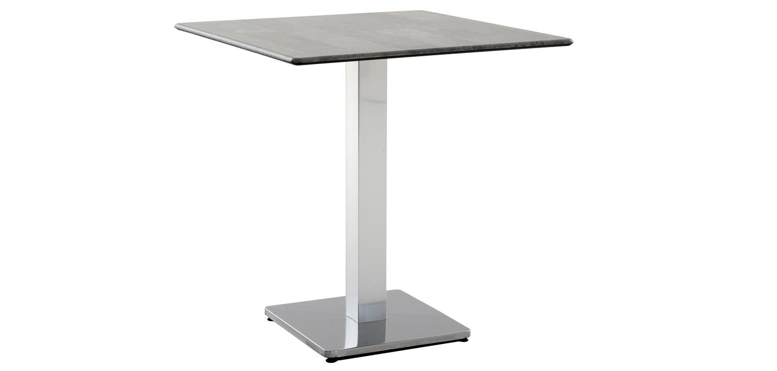 BERK (16MM) YEMEK MASASI 70X70 42X42 KROM AYAK - Ofis mobilyası - Ofis mobilyaları