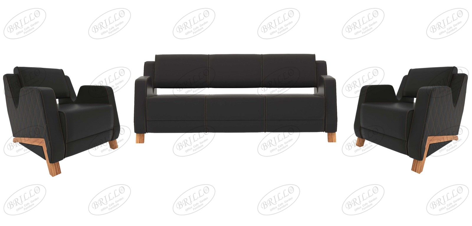 Falcon Üçlü Oturma Grubu - Ofis mobilyası - Ofis mobilyaları