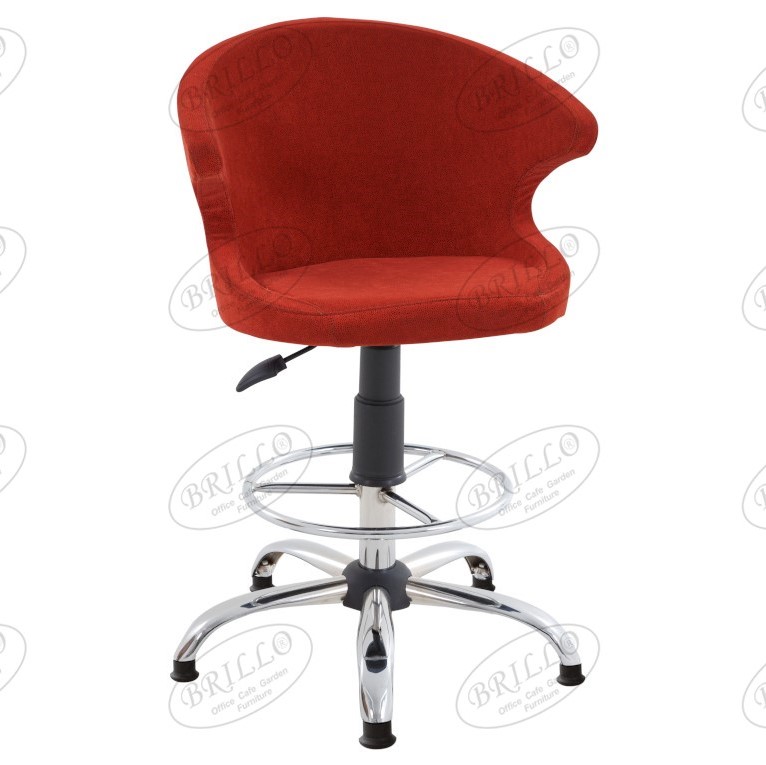 Koket Bar Taburesi Krom Yıldız-Pingo - Ofis mobilyası - Ofis mobilyaları