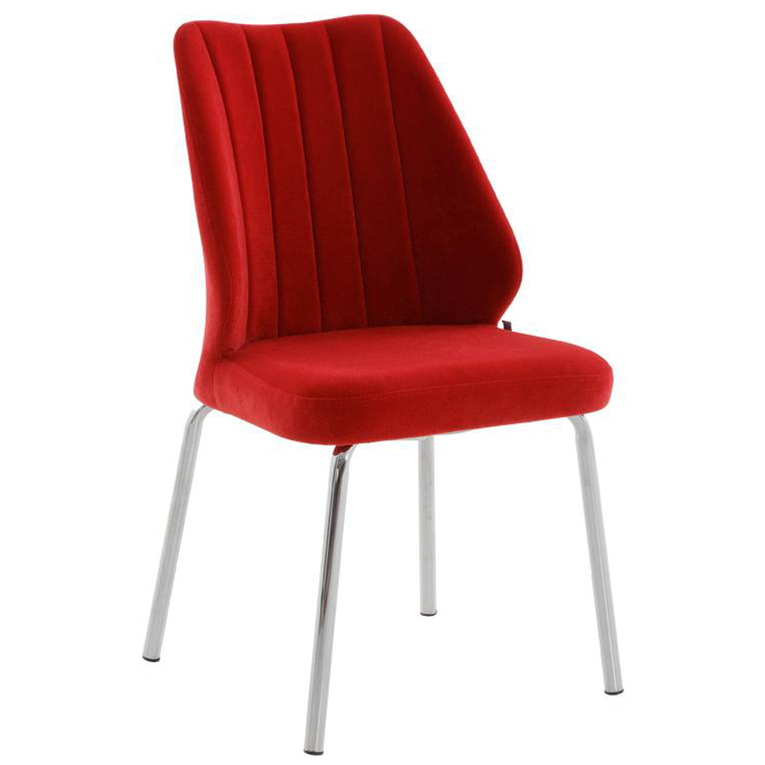 MİNA BERJER KUMAŞ SANDALYE KROM - Ofis mobilyası - Ofis mobilyaları