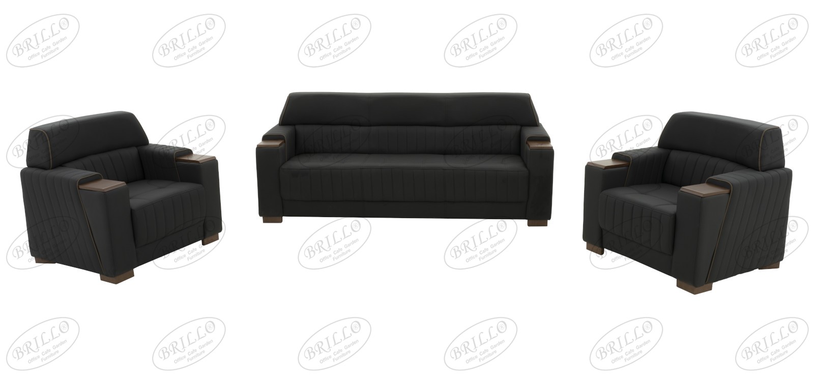 Mega Üçlü Oturma Grubu - Ofis mobilyası - Ofis mobilyaları